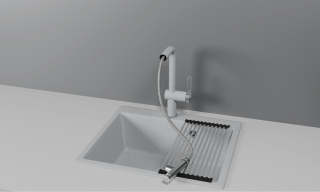 Смеситель для кухни Granula 8169, БАЗАЛЬТ Базальт